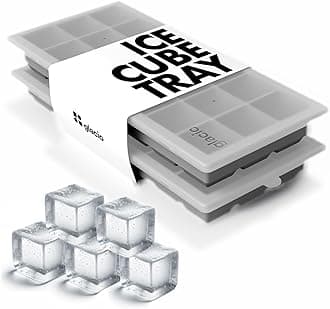 Ice Cube Tray – Small Silicone Molds with Lids, BPA-Free and Flexible for Cocktails and Beverages – Set of 2