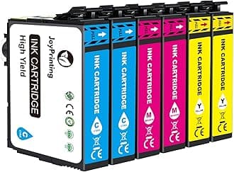 604XL Ink Cartridges Replacement for Epson 604 Ink Cartridges Multipack Compatible with Expression Home XP-2200 XP-2205 XP-3200 XP-3205 XP-4200 XP-4205 WF-2910DWF WF-2930DWF (6-Pack)