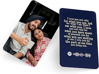 Photo With Message Wallet Card