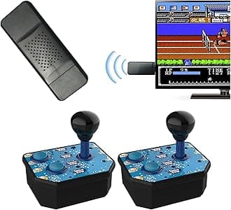 Handheld Game Console, Wireless Video Retro Game Console HDMI Output TV Stick,2 Wireless Joysticks Controllers, Best Gifts Choice for Kids, Children,Adults ( 2 Packs)