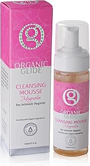 Organic Glide Feminine Body Wash 5 fl oz - Natural Cleansing Mousse with Unique Probiotic Support, pH Balanced, Gentle for Sensitive Skin & Intimate Areas, Refreshing Magnolia Scent (1-pack)