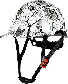 SAFEBUILDER Safety Helmet Cap Style ABS Work Hard Hat Vented Hardhats for Men Carbon Fiber Pattern Industrial ANSI z89.1 OSHA