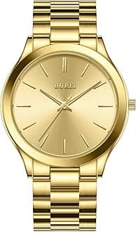 Men Watches Fashion Analog Stainless Steel Quartz Waterproof Watches,Gift for Men.