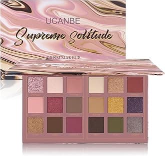 UCANBE Matte Eyeshadow Palette Pro 18 Colors Pigmented Shimmer Glitter Eye Sh...