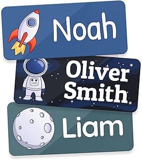 TagBuddy® Personalized Daycare Name Labels for Kids [280pcs] - Waterproof Name Stickers for School, Baby Bottles & Clothing - Custom Name Stickers - Washable Stick On Labels (1.2”x0.5”)