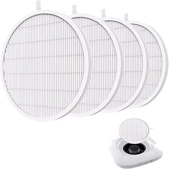 Nail Dust Collector Replacement Filter 4 Pack, Reusable Dust Filter for MelosySusie Nail Dust Collector Vacuum Fan Dust Collector Extractor Electric Dust Suction Machine