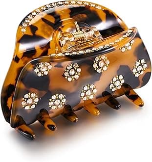 LILIE&WHITE Tortoise Claw Clips For Women - Strong Thick Hair Styling Accessories With Claws For Styling 1PC