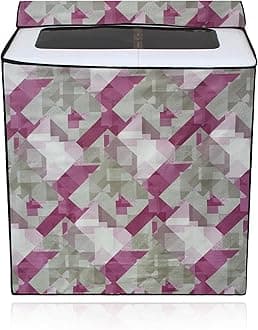 Star Weaves Semi Automatic Washing Machine Cover for LG 6 kg, 6.2 kg, 6.5 Kg, 7 kg, 7.5 kg 8 Kg (80.01x50.8x86.34 cms) Dustproof & Waterproof Washing Machine Cover - - SABKUM172