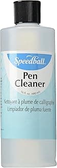 Pen Cleaner, 16 oz Bottle - Ink Cleaning Solution for Calligraphy Nibs, and Art Tools