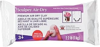 Sculpey Model Air Dry Modeling Clay, White