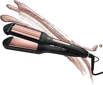 My Pro 2-in-1 Straight and Waves Hair Styler B29 100, Double Profile, Sleek Straight Hair or Beachy Waves, Ceramic Technology, 4 Variable Temperatures From 150 °C to 210 °C, UK Plug