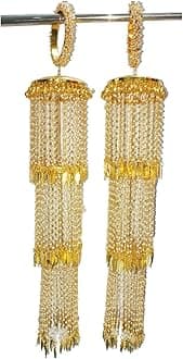 RKM COLLECTIONS Kalire 3 LAYERED PEARL KALIRE Attached with pearl bangles (bangles size) (2.8)