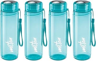Hector 1000 Pet Water Bottle, Set of 4, 1 Litre Each, Blue