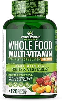 Multivitamins for Men with 40+ Natural Vitamins, Minerals, Organic Extracts