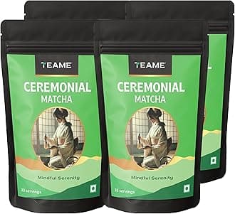 Ceremonial Matcha Tea | 200g (132 Servings) | 100% Pure Super Premium Grade | Japanese Ceremonial Matcha Green Tea Powder | 100% Pure & Authentic | Japanese Superfood