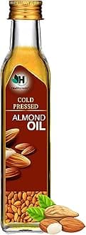 Cold Pressed Sweet Almond Oil 100ml | Wood Pressed - Extracted on Wooden Churner | Kolhu/Kacchi Ghani/Chekku