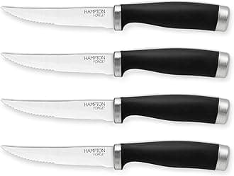 Epicure–4PieceSteak KnifeSet–Black, Silver