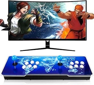 2026 Latest Arcade Console Pandora Box Built in 42,000+ Games with 50+ Emulators 4K HDMI Output Plug and Play TV Video Game 256GB Memory Card Retro Game Machine Double Joystick Favorites List