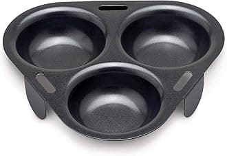HIC Non-Stick 3-Egg Poacher Insert, PFOA and BPA Free