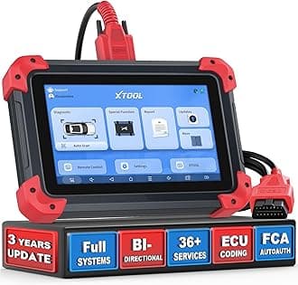 D7X OBD2 Scanner Diagnostic Tool, 3-Year Updates, Ai-Assisted Bidirectional Scan Tool with 36+Resets, 4000+Active Test, Full System Car Scanner for ABS, Throttle, ECU Coding, FCA,CAN FD
