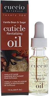 Cuccio Naturale Revitalizing Cuticle Oil - Hydrating Oil to Repair Cuticles Overnight- Remedy For Damaged And Thin Nails - Paraben And Cruelty Free - Vanilla Bean And Sugar 0.5 Oz