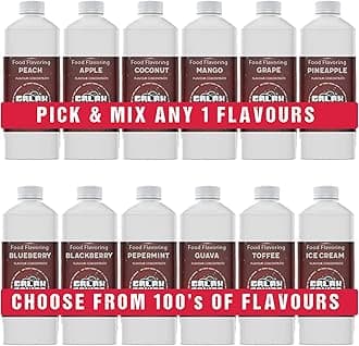 Food Flavouring Pick and Mix - Pick 1 x 10ml Bakery and Dessert Food Flavourings and Essences - High Strength Concentrated Flavourings for Baking, Cooking & More - Made in UK.