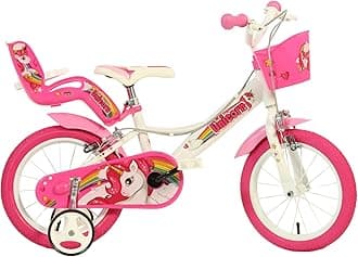 Dino Bikes 164R-UN Unicorn 16" Bicycle 16'', White & Pink