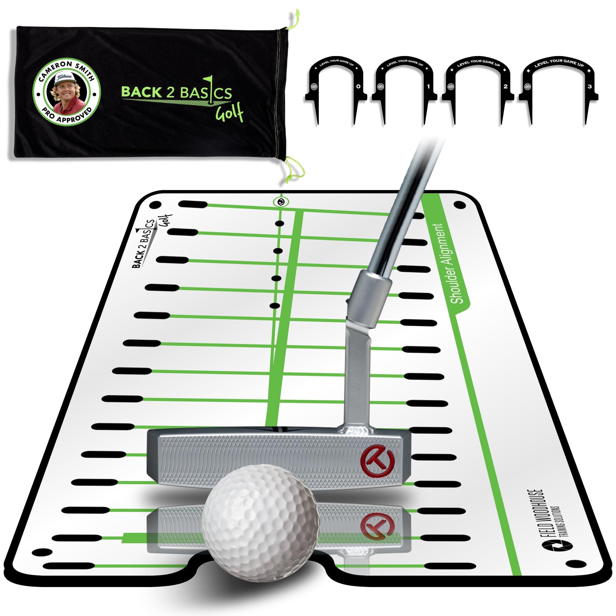 Maximize Your Golf Game: Pro Path Putting Mirror - Portable Training Aid - Perfect Swing Alignment Every Time - Enhance Indoor/Outdoor Golf Practice - Essential Golfing Equipment & Accessories