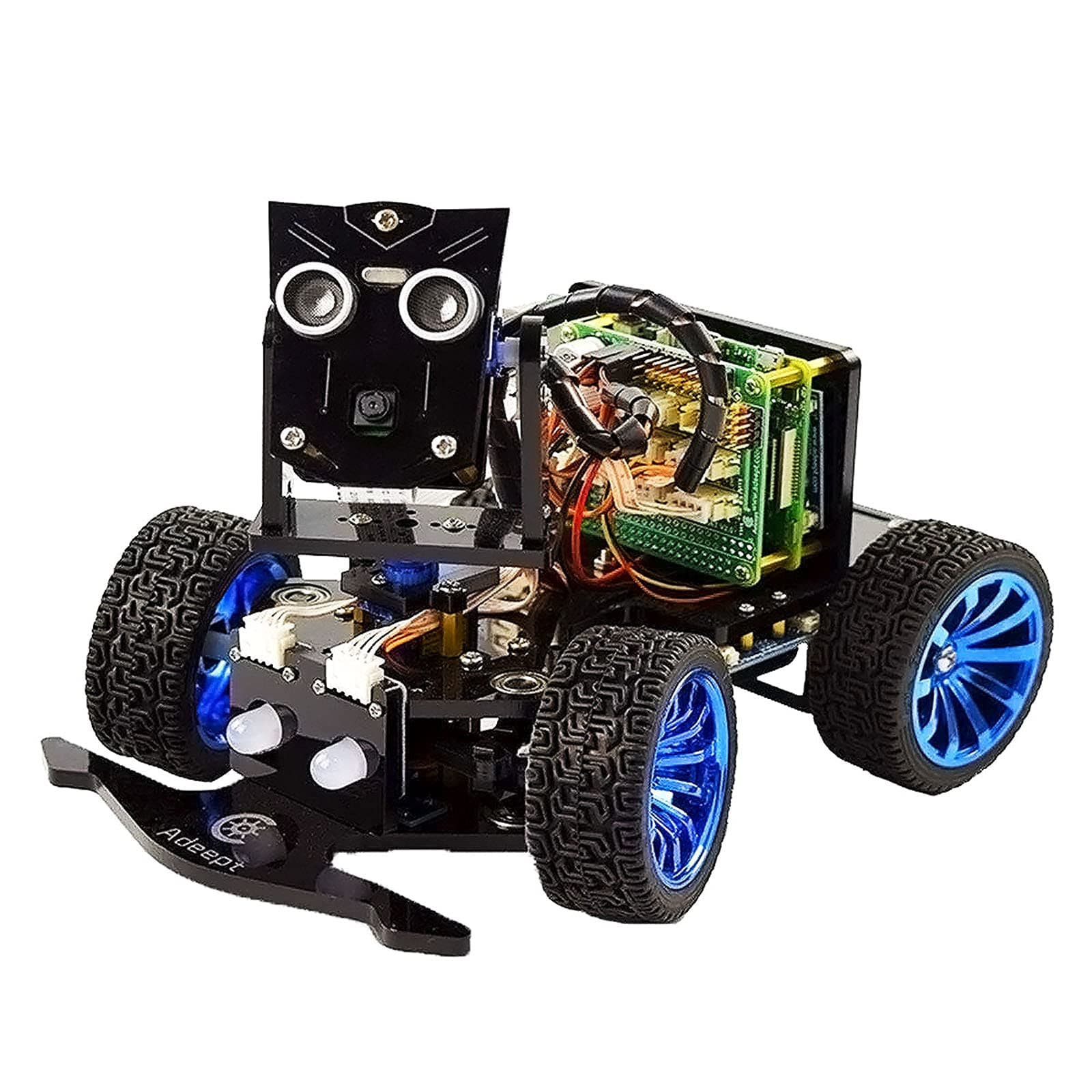 Mars Rover PiCar-B Smart Robot Car Kit for Raspberry Pi 4 3 Model B+ B, Speech Recognition, OpenCV, Real-time Video Transmission, STEM Educational Robot with PDF