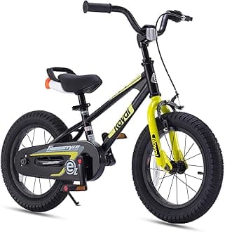 RoyalBabyEZ Kids Bike, Innovation 2-in-1 Balance to Pedal Beginners Learning Bicycle Boys Girls Ages 3-9 Years, 12 14 16 18 Inch Multiple Colors, No Training Wheel Needed