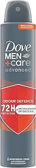 – Dove Men+Care Advanced Odour Defence Anti-Perspirant Aerosol Deodorant Spray with Triple Action technology & ¼ moisturising cream for 72 hour sweat and odour protection 200 ml