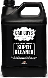 CAR GUYS Super Cleaner 1 Gallon Refill | Effective Car Interior Cleaner | Leather Car Seat Cleaner | Stain Remover for Carpet, Upholstery, Fabric, and Much More! | 1 Gallon (Sprayer Not Included)
