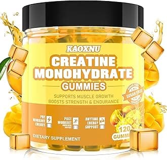 Creatine Monohydrate Gummies 5000mg for Men & Women, 120 CT Chewable Creatine...