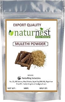 Pure & Natural Mulethi powder (Licorice) Powder For Face,Skin,Hair Care (100 gm)