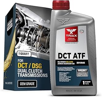 TRIAX DCT Dual Clutch ATF - Full Synthetic Transmission Fluid - Lifetime Fill - High Performance - SureShift No Slip Additive - Compatible with DCT and DSG Gearboxes - Ford WSS-M2C200-D2 (946 ml)