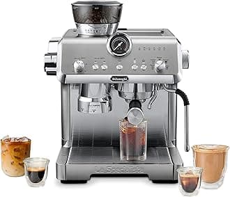 La Specialista Opera Espresso Machine – Cold Brew & Espresso Maker with Smart Tamping, Burr Grinder, Milk Steam Wand/Frother & 19-Bar Pressure – For Lattes & Cappuccinos