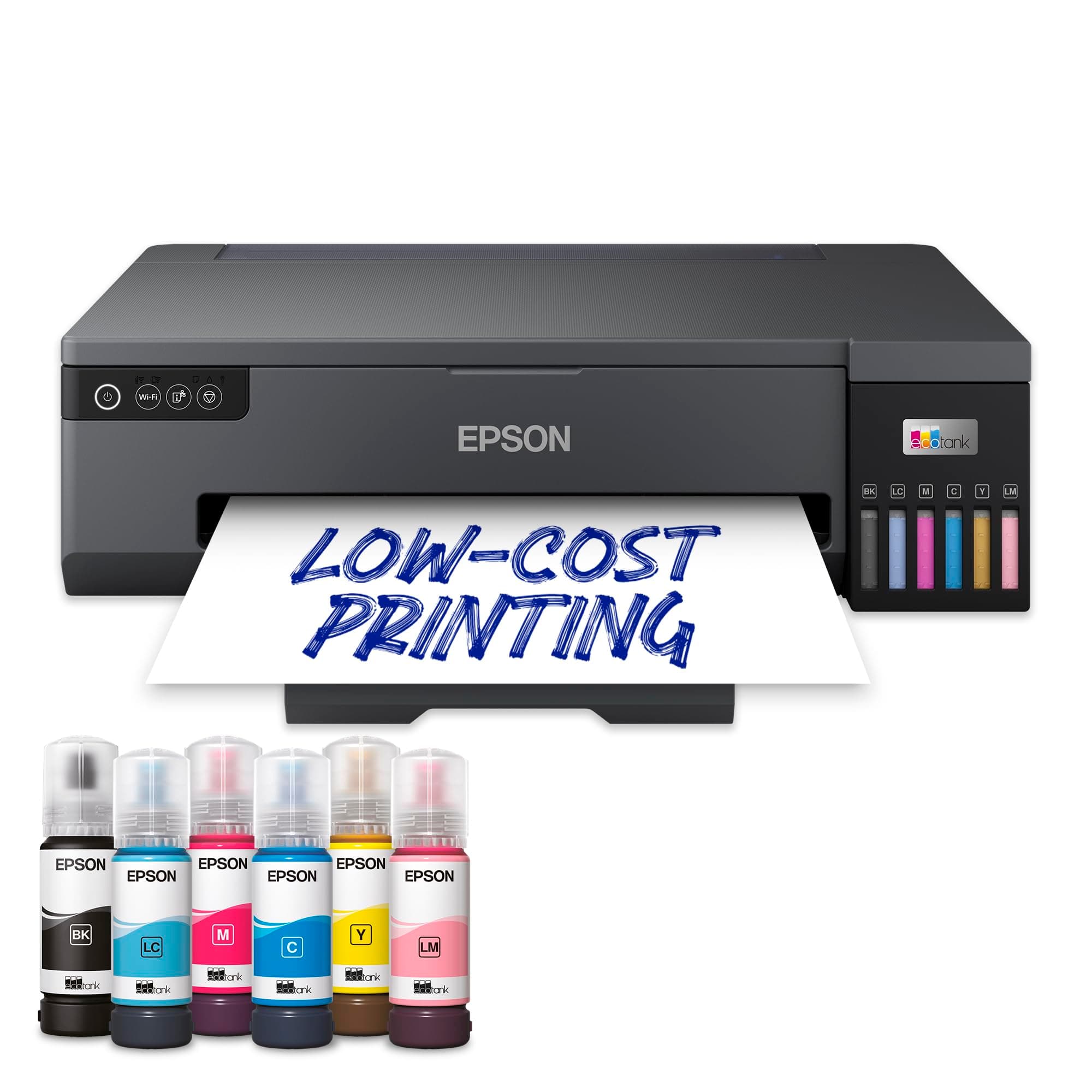 Epson EcoTank ET-18100 Ink Tank Printer | Photo Printing | 6-Colour Inks | Wireless | A3+| Print to CD/DVD & PVC ID Cards | Speciality Media Feed up to A3+