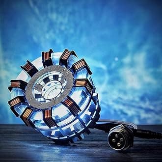 Euvdora 1:1 DIY Model Iron Man Arc Reactor MK2 LED Light Tony Stark Heart Chest Lamp Handmade Toys