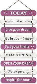 Artvibes Positive Quote Decorative Wall Hanging Wooden Art | Quotes Decor Item | Wall Poster | Mdf Wall Decoration for Office | Wall Art Print | Inspirational Quotes | Gift Items (WH_9309N)