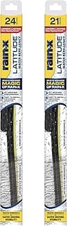 Rain-X 810198 Repellency Water Repellent Wiper Blades, 24" & 21" Windshield Wipers, All Weather Streak-Free for Enhanced Visibility w/ Water Repellency Formula