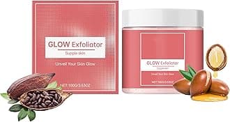 Glow Exfoliator Face Scrub - Face Scrub For Women - Exfoliating Face Wash With Jojoba Seed Oil & Shea Butter - Vegan Face Exfoliator For Soft, Smooth Skin - Exfoliator Gentle Enough for Daily Use