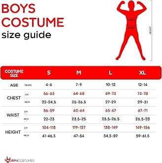 Morph Children's Red Dragon Costume, Children's Dragon Costume, Animal Costume, Boy's Carnival Costume, Halloween Costume for Boys, S