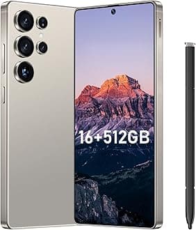 I25 Ultra Flagship Killer Smartphone - Snapdragon 8 Gen 3, 16GB+512GB, Massive 6.99" FHD+ Display, 108MP+68MP Pro Cam, 7000mAh 2-Day Battery, Android 14, Includes Stylus Pen (Titanium Gray)