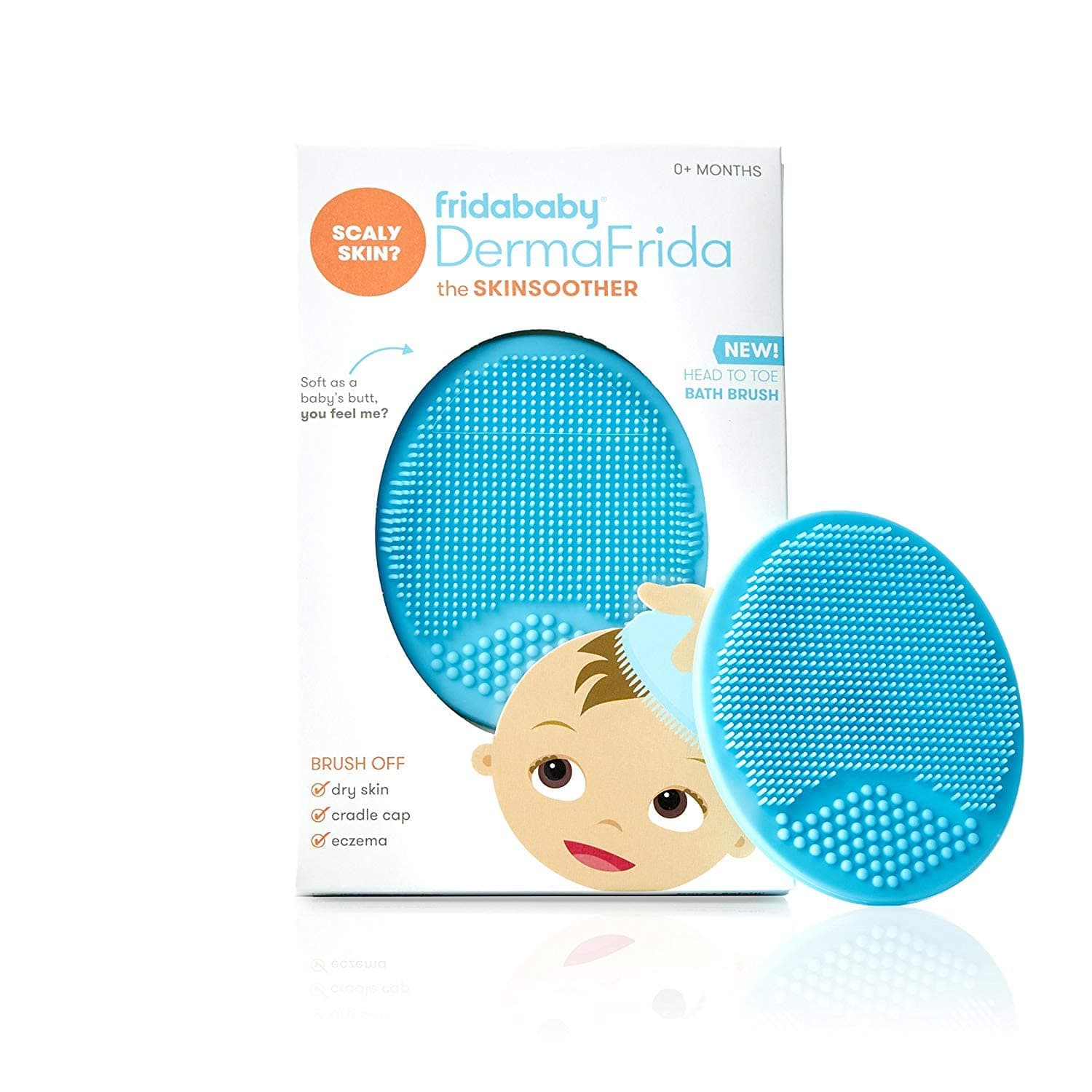Frida Baby DermaFrida The SkinSoother Baby Bath Silicone Brush