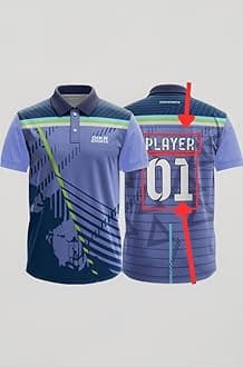 Dika Sports Custom Name and Logo Jersey Cricket t-Shirt Short Sleeve Sport t Shirt for menindian Cricket Team Jersey | 2 Year to 5XL