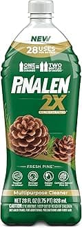 PINALEN 2X Concentrated Multipurpose Cleaner - Fresh Pine Scent - 28 fl oz - All Purpose Cleaner for Kitchen, Bathroom, Laundry, Floors & Outdoors