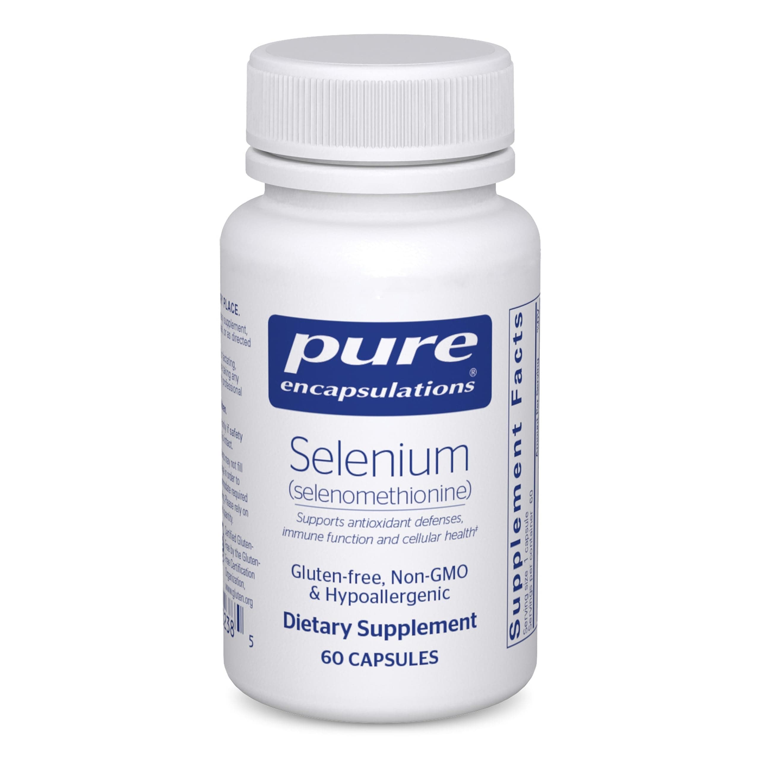 Selenium - 200 mcg - for Healthy Cellular Function, Immune System & Antioxidant Defenses - Mineral Supplement - Vegan & Gluten Free - 60 Capsules