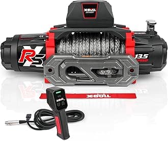 Winch-13500 lb. Load Capacity Electric Winch -12V DC Power for Towing Truck Off Road, 2 in 1 Wireless Remote,13500 XRS Series