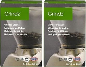 Urnex Grindz Professional Coffee Grinder Cleaning Tablets, 3 Single Use Packets (Pack of 2)
