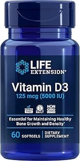 268mg Super Vitamin E & 5000IU Vitamin D3 - Heart, Brain & Immune Support